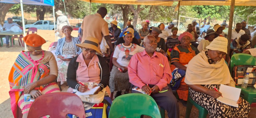 Farmers get practical knowledge on various aspects of maize production.